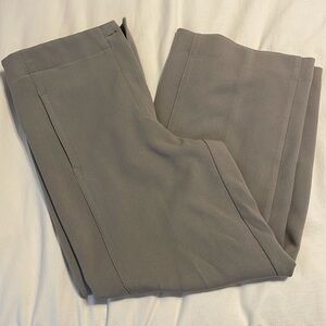 Anne Taylor Wide Legged Grey Polyester Trousers